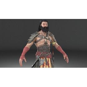 3D model Ancient Warrior PBR
